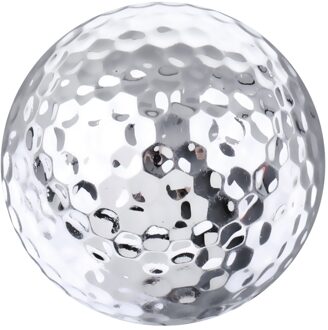 Professionele Praktijk Golfballen Tweedelige Ballen Voor Golf Training Praktijk, Zilver, 1 Stuk
