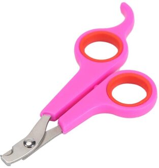 Professionele Roestvrij Staal Huisdier Kat Hond Nagelknipper Cutter Grooming Schaar Clippers Dieren Hond Kat Claw Grooming Trimmer roos rood