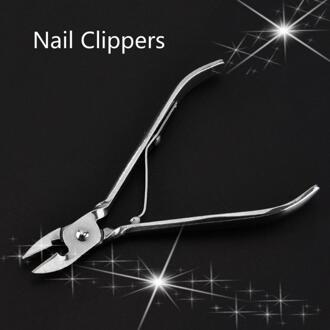 Professionele Rvs Vingernagel Teennagel Cuticle Nail Clippers Cutter Nipper Trimmers Care Hand Dode Huid Vuil Remover