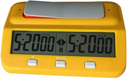 Professionele Schaken Klok Compacte Digitale Horloge Count Up Down Timer Board Game Stopwatch Bonus Concurrentie Urenteller YE