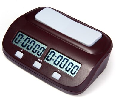 Professionele Schaken Klok Compacte Digitale Horloge Count Up Down Timer Board Game Stopwatch Bonus Concurrentie Urenteller