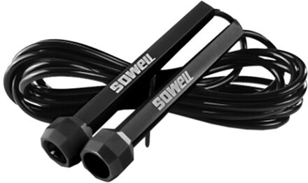 Professionele Speed Touwtjespringen Technische Springtouw Training Speed Fitness Volwassen Sport Skipping Ropecrossfit Comba Springtouw zwart