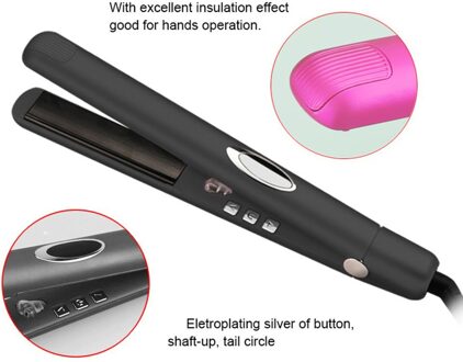 Professionele Stijltang Curler Haar Stijltang Negatieve Ionen Infrarood Haar Straighting Led Display EU