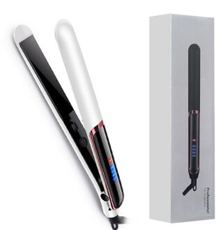Professionele Stijltang Haar Crimper Stijltang En Krultang Haar Krultang 2 In 1 Strijkijzers Keramische Styling Tools whiteB / VS