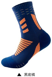 Professionele Super Star Basketbal Sokken Elite Dikke Sport Sokken Antislip Duurzaam Skateboard Handdoek Bodem Sokken Kous Blauw