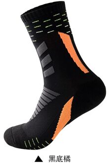 Professionele Super Star Basketbal Sokken Elite Dikke Sport Sokken Antislip Duurzaam Skateboard Handdoek Bodem Sokken Kous zwart