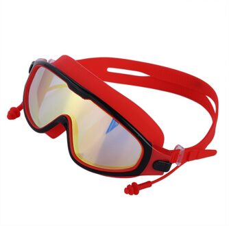 Professionele Swim Eyewear Waterdicht Swim Bril Volwassenen Zwembril Anti Fog Uv Bescherming Platte Spiegel Bril