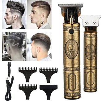 Professionele T Scheerapparaat Baard Trimmer Tondeuse Oplaadbare Scheerapparaat Voor Mannen Kapper Tondeuse Voor Mannen Haar Cut ons aansluiten