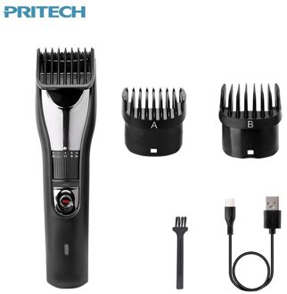 Professionele Tondeuse Kapper Tondeuse Usb Haar Snijmachine Lcd Scheermes Voor Mannen Kemei Haar Trimmers