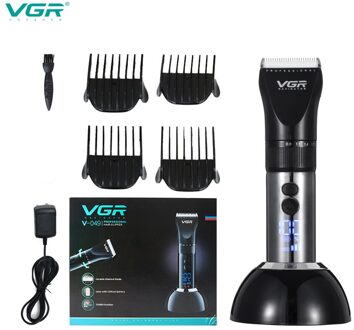 Professionele Tondeuse Voor Mannen 15W High Power Lcd Digitale Display Tondeuse Elektrische Baard Snijder Haar Snijmachine