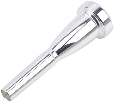 Professionele Trompet Mondstuk Meg 3C/5C/7C Maat Voor Bach Beginner Musical Trompet Accessoires Onderdelen Of Vinger Uitoefenaar Silver3C