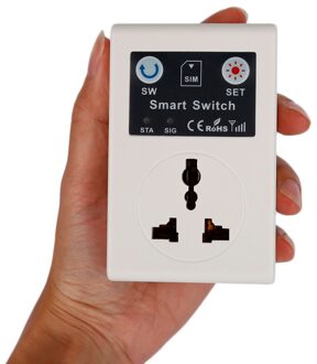Professionele UK/EU 220V Telefoon RC Remote Wireless Control Smart Switch GSM Socket Stekker voor Huis Huishouden apparaat