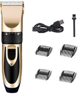 Professionele Usb Oplaadbare Elektrische Tondeuse Familie Draagbare Draadloze Elektrische Fader Kinderen Scheermes Kapper Clippers 32D met doos