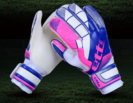 Professionele Voetbal Doelman Handschoenen Verdikte Latex Maat 8 9 10 Vinger Protecte Kids Volwassenen Voetbal Goalie Handschoenen A / 9