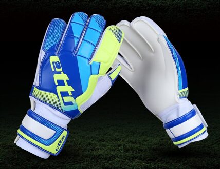 Professionele Voetbal Doelman Handschoenen Verdikte Latex Maat 8 9 10 Vinger Protecte Kids Volwassenen Voetbal Goalie Handschoenen B / 8