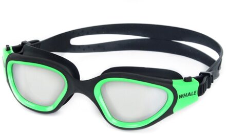 Professionele Volwassenen Anti-Fog Uv Bescherming Lens Mannen Vrouwen Zwembril Waterdicht Verstelbare Swim Bril Eyewear groen