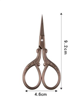 Professionele Wenkbrauw Schaar Roestvrij Staal Gebogen Blade Beauty Cuticle Schaar Voor Gezichtshaar Wimper Schaar kleur-4