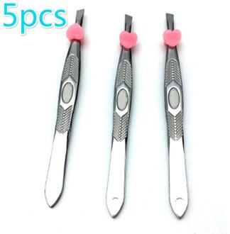 Professionele Wenkbrauw Tweezer Voor Perfecte Wenkbrauwen Limited Aanbieding Removal Pincet Professionele Perfect Uitgelijnd Make Up Tool 5stk