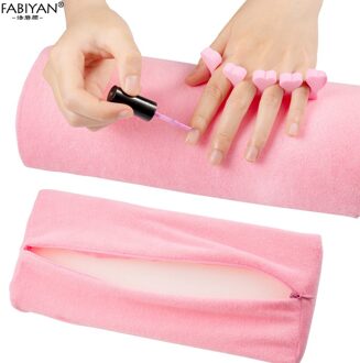 Professionele Willekeurige Kleur Zachte Hand Rest Kussen Kussen Nail Art Manicure Care Salon Half Column Tool