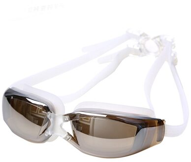 Professionele Zwembril Anti Fog Uv Bescherming Galvaniseren Waterdicht Zwemmen Bril Brillen