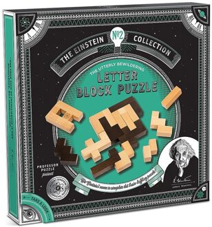 Professor Puzzle Einstein Albert's Letter Blocks Puzzle - EN