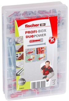 Profibox - Duopower pluggen- en spaanplaatschroevenset - 160-delig - 538622