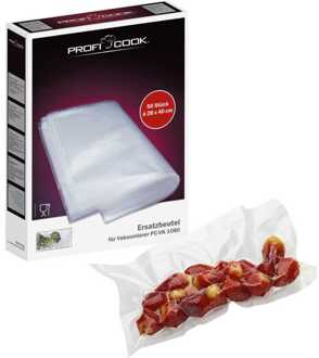 ProfiCook Zakjes Vk1080 - 28x40cm - 8910152 Transparant