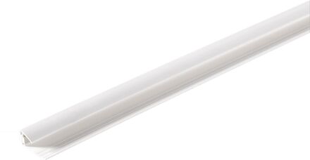 Profiel - Pvc Wit - 10x25mm 2,6m