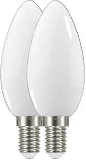 Profile Ledlamp Kaars - D3,5cm - Warm Wit - E14 - 2,1w - 2 Stuks