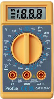 Profile Multimeter Digitaal 600v