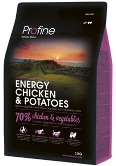 Profine Energy Chicken & Potatoes 3kg/15kg Inhoud - 3 kg
