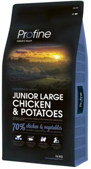 Profine Junior Large Breed Chicken & Potatoes  3kg/15kg Inhoud - 15 kg
