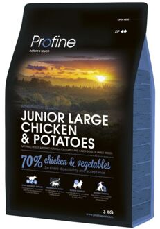 Profine Junior Large Breed Chicken & Potatoes  3kg/15kg Inhoud - 3 kg