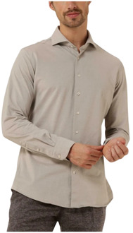 Profuomo Beige X-Cutaway Shirt voor Heren Profuomo , Beige , Heren - 2Xl,Xl,L,M,S,5Xl,4Xl,3Xl