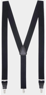 Profuomo Bretels pp1l00029a/001 Zwart - One size
