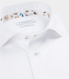 Profuomo Business hemd lange mouw ppwh30008a/2 Wit - 43 (XL)