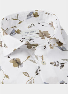 Profuomo Business hemd lange mouw ppxh10048/a - maat 40 (M) Blauw