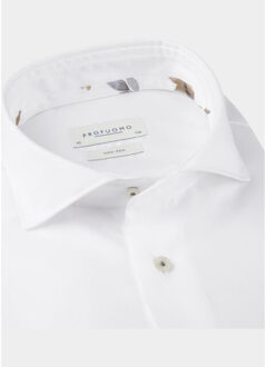 Profuomo Business hemd lange mouw ppxh10049/a Wit - 44 (XL)