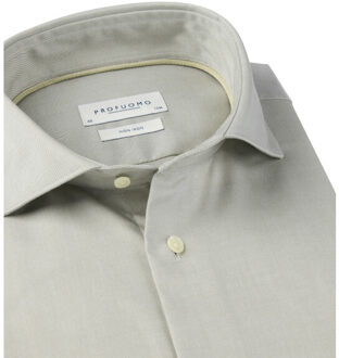 Profuomo Business overhemd Groen - 40 (M)