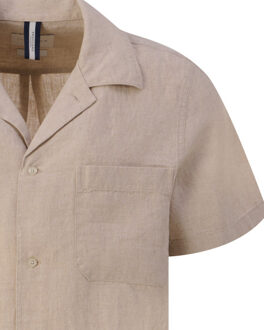 Profuomo Casual shirt met korte mouwen - maat S Rood