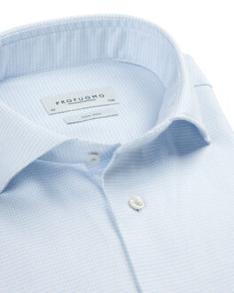 Profuomo Dress shirt Blauw - 45 (XXL)