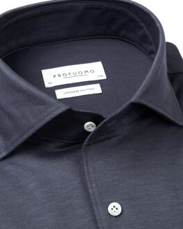 Profuomo Dress shirt lange mouwen Blauw - 45 (XXL)