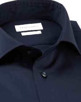 Profuomo Dress shirt long sleeve Blauw - 41 (L)