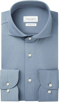 Profuomo Dresshemd ppuh30050a Blauw - 38 (S)