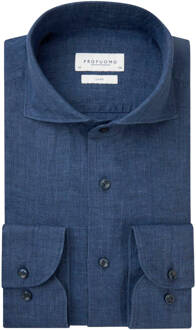 Profuomo Dresshemd ppvh10020n Blauw - 44 (XL)