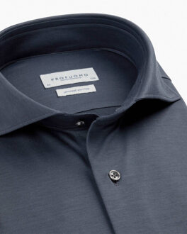 Profuomo Dresshemd ppwh30026i Blauw - 44 (XL)