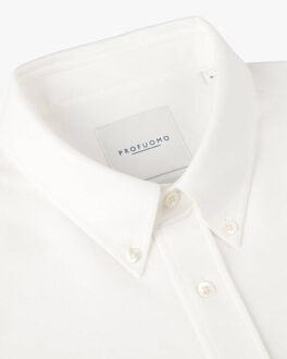 Profuomo Dresshemd ppwh30032a Wit - XL