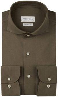 Profuomo Dresshemd ppxh10032b Bruin - 45 (XXL)