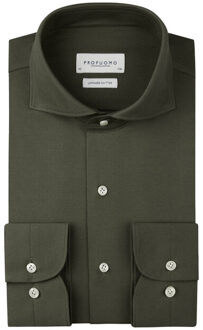 Profuomo Dresshemd ppxh10032c Groen - 40 (M)