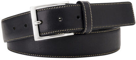Profuomo Geklede riem - maat 95 Zwart